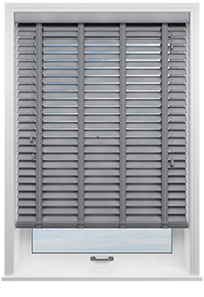 Ecowood Deluxe, Linear Twin Grey - Venetian Blind